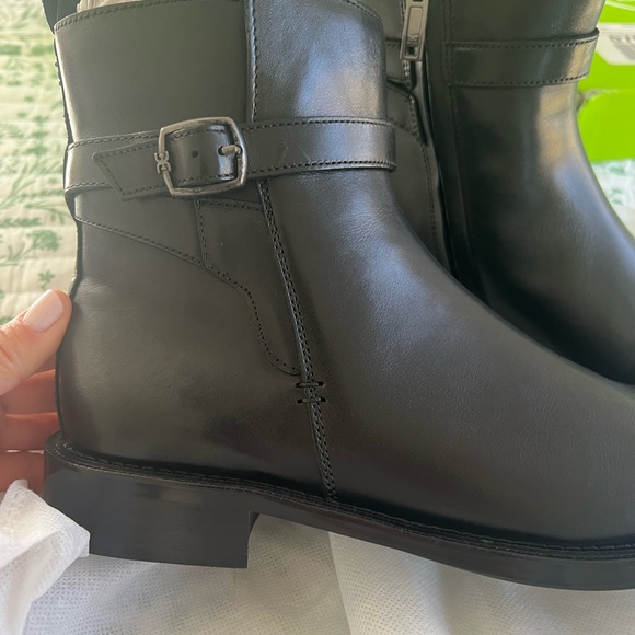 NWT Sam Edelman Nolynn Boots - size 9 in black calf leather - Picture 2 of 6